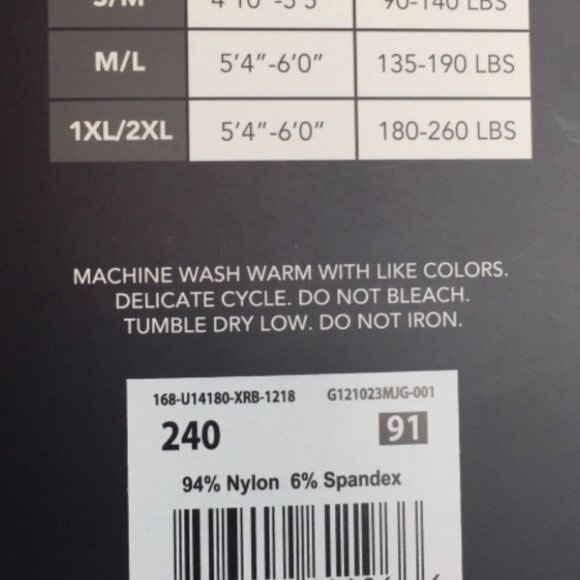 Massini NWT Patterned Tights Black 922 - Picture 2 of 3